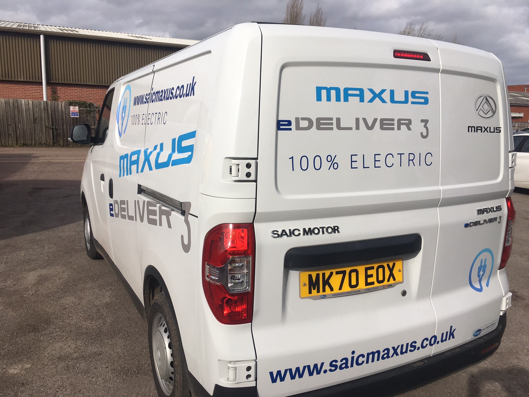 Maxus e Deliver 3 electric van Reflex Vehicle Hire